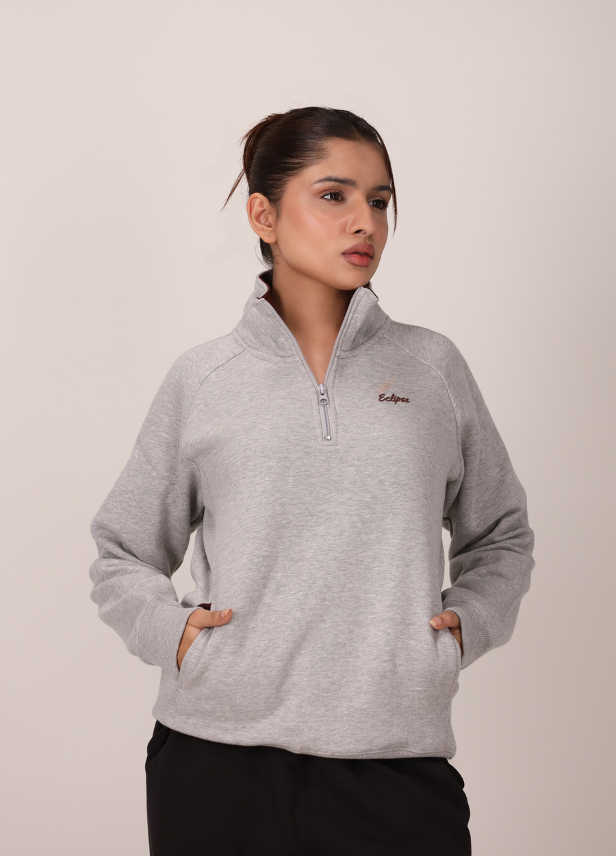 Mock Neck Quarter-Zip - Women