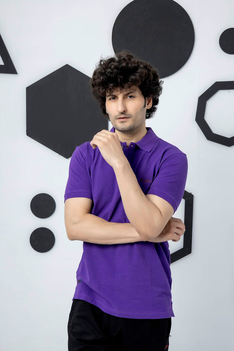 Men's Slim Fit Classic Polo Shirt - IMPERIAL VIOLET