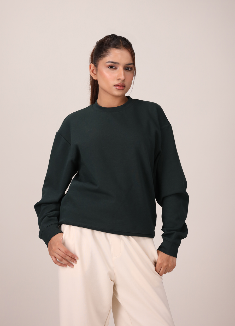 Scuba Plain Sweatshirt - Women