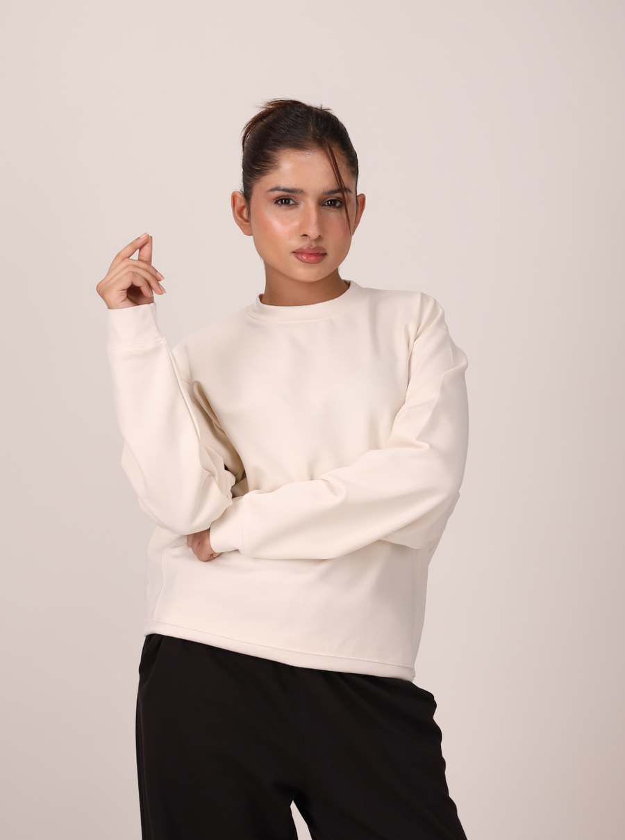 Scuba Plain Sweatshirt - Women