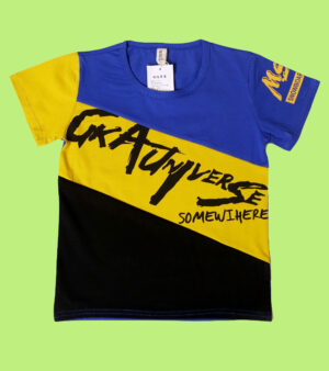 Blue and Yellow T-Shirt for Baby Boy